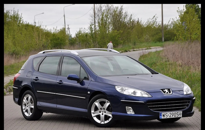 Peugeot 407 cena 15999 przebieg: 217000, rok produkcji 2008 z Siedlce małe 562